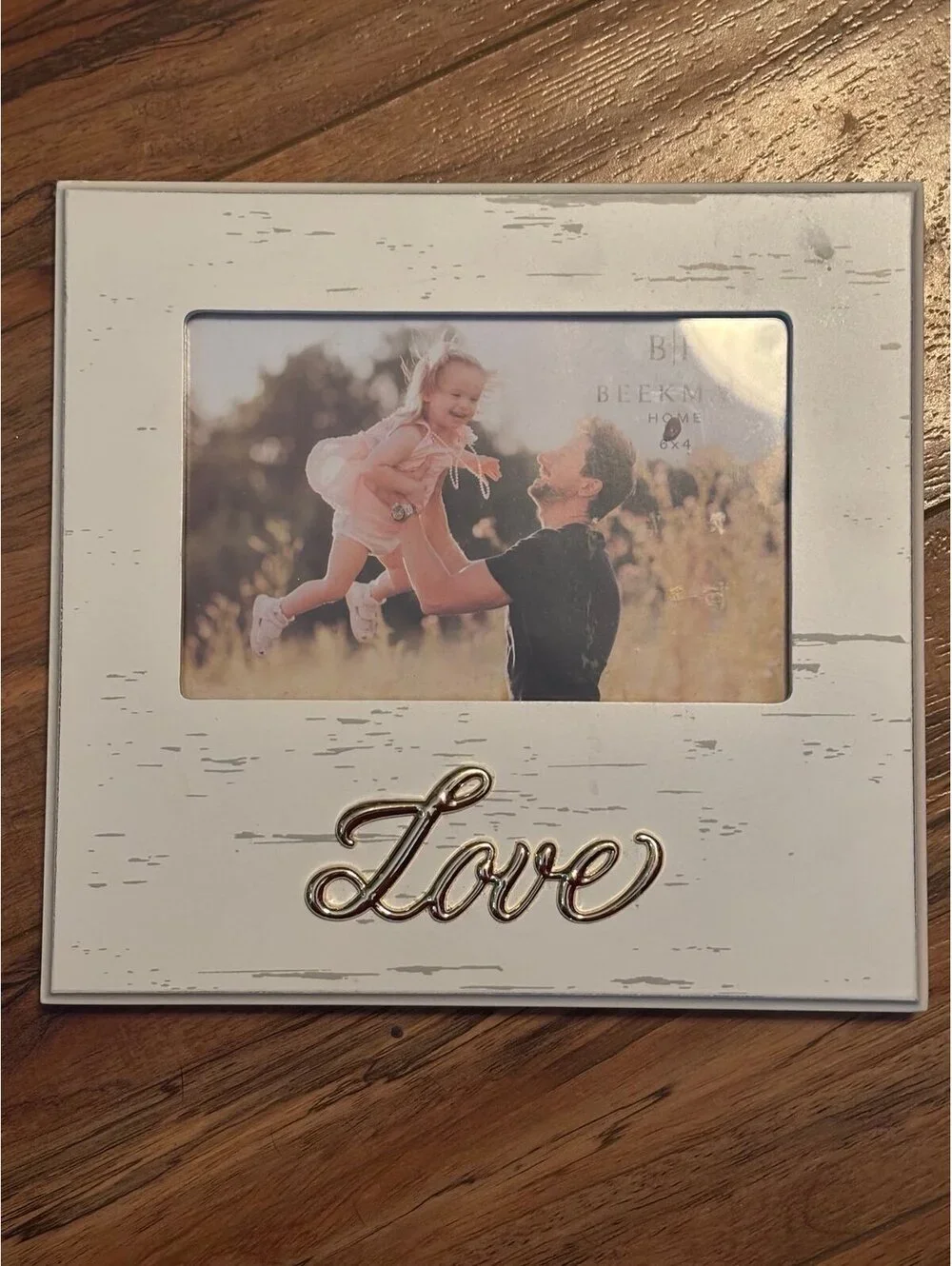 Set of Two Decorative Heart-Shaped and Love-Themed Photo Frames